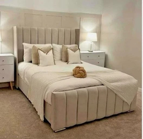 Winged panel bed frame - panel, with
