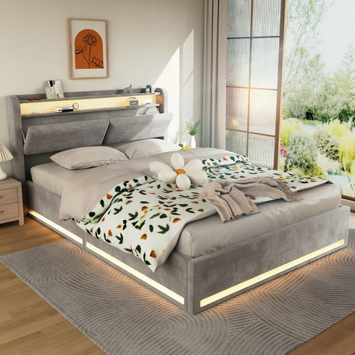 Double bed lodxpdr led ottoman - lodxpdr,