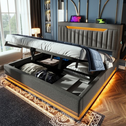 Double bed frame 4ft6 ottoman - double, frame,
