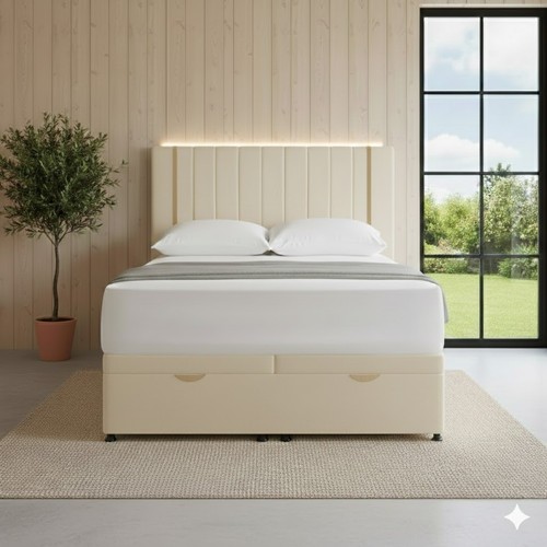 Luxury ottoman bed plush - luxury,