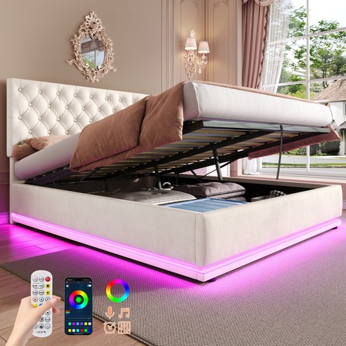 4ft6 double ottoman bed - 4ft6,