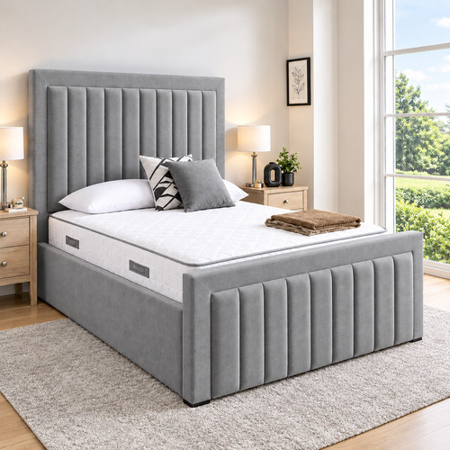 Ottoman gas lift storage bed - storage,