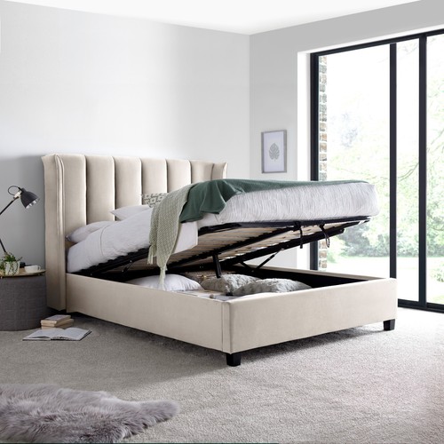 Aurora stone fabric - fabric, ottoman