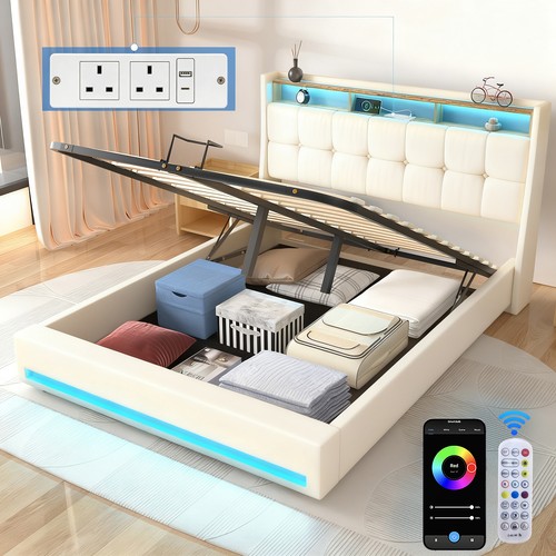 New led ottoman storage - storage, panel