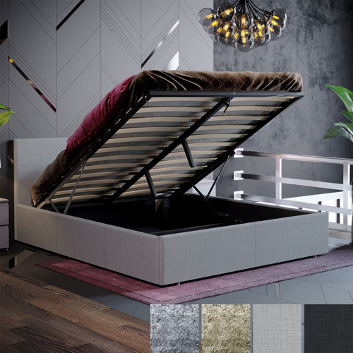 Ottoman storage lift fabric - lift,
