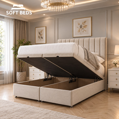 Ottoman divan bed frame plush - divan,