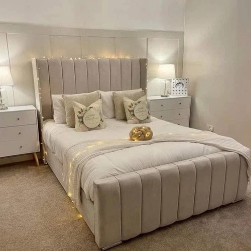Winged panel bed frame - winged,