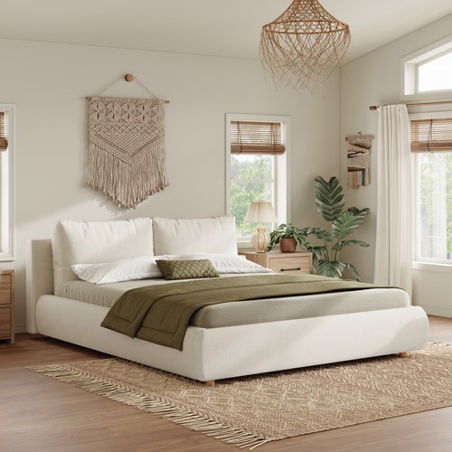 4ft6 ottoman bed upholstered - bed,