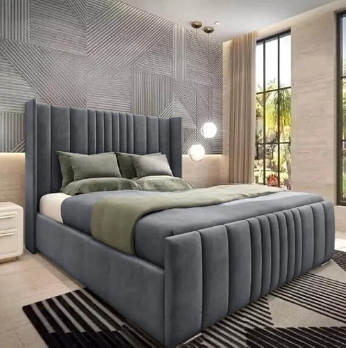 Ottoman bed winged - ottoman, plush