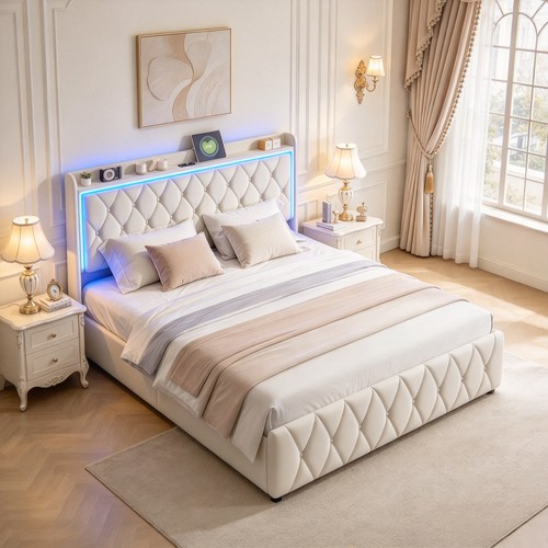 4ft6 ottoman double - 4ft6, bed