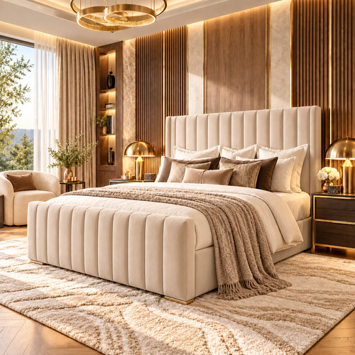 Ottoman storage bed - bed, plush