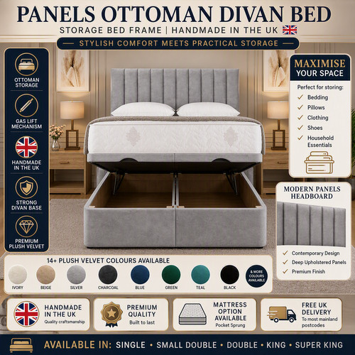 Ottoman bed divan - ottoman,