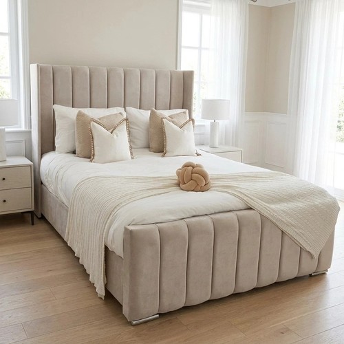Ottoman winged panel bed - ottoman,
